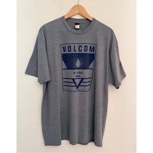 Volcom Charcoal and Navy Graphic Tee